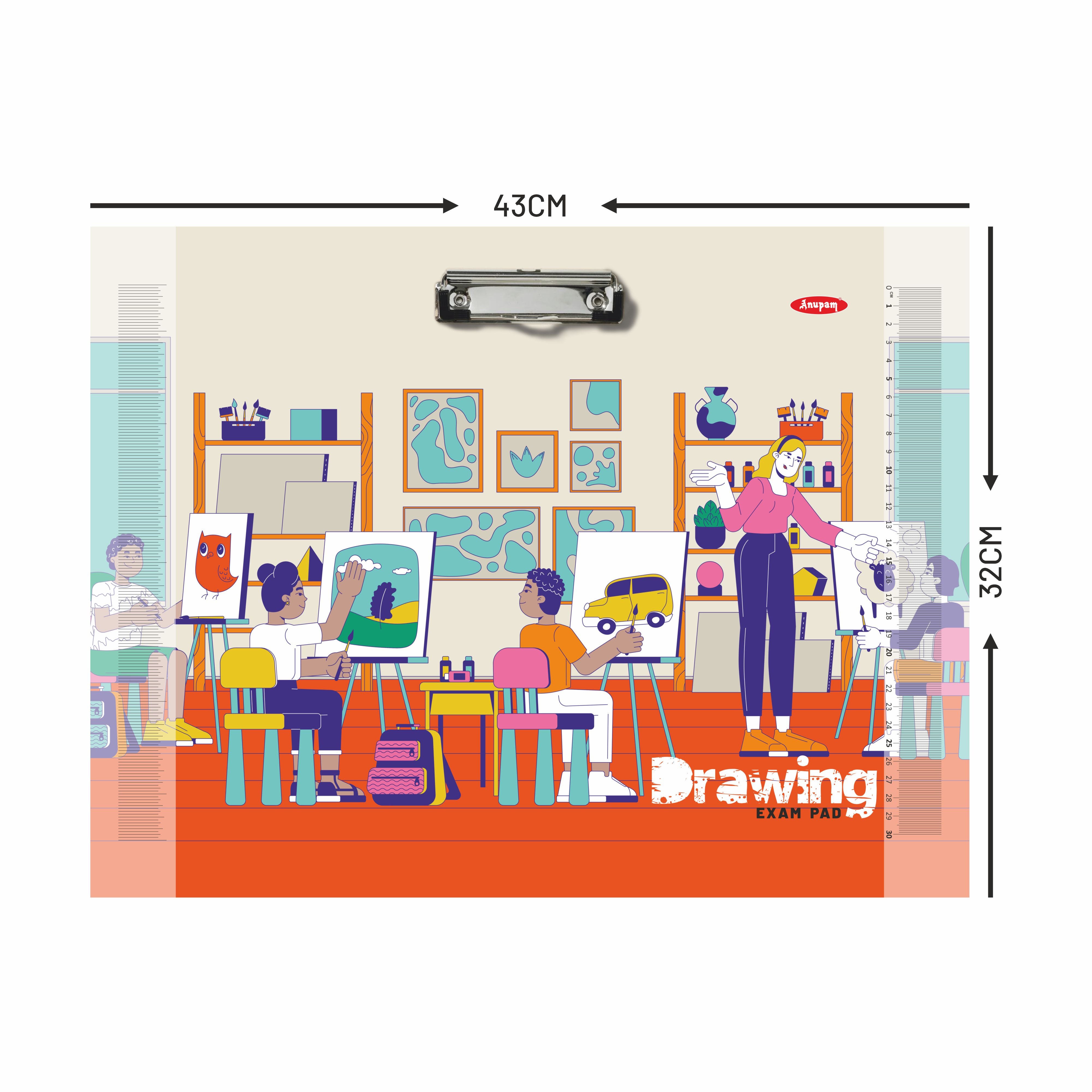 Anupam Drawing Exam Board  - A3